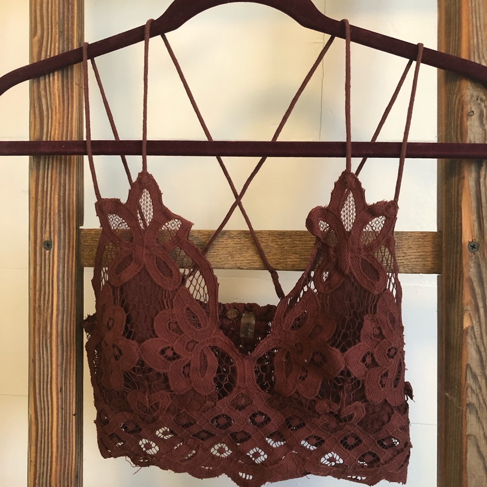 Free People Adella  Lace Bralette
